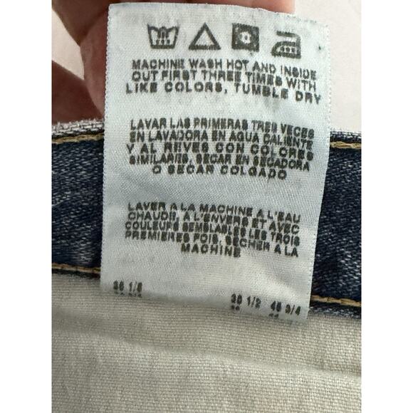 Wrangler Bootcut Men's Jeans Blue Denim Sz 33x36 (34) Cowboy Rancher Rodeo Work - Picture 16 of 16